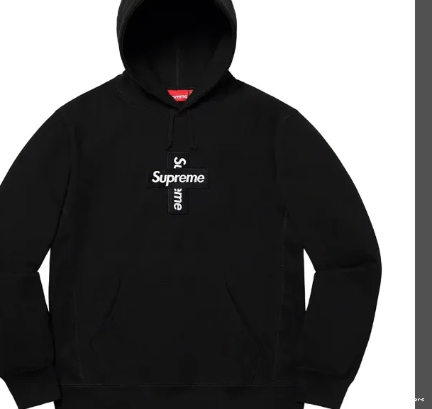 Bogo Black Cross Cross Hoodie Logo M 20FW Box Hooded Velvet L Grey Hoodie with XL S 0803